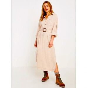 Free People Audrey linen dress sz S